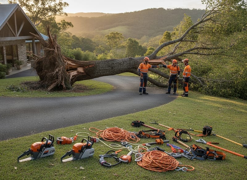 Emergency Tree Removal performed by Southern Highlands Arborist in the Southern Highlands