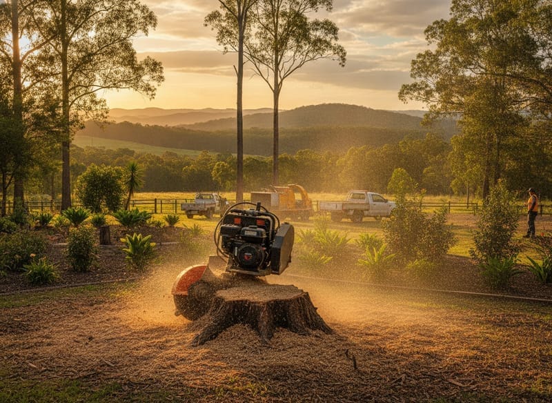 Stump Grinding performed by Southern Highlands Arborist in the Southern Highlands
